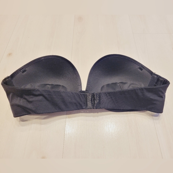 Victoria's Sexret Very Sexy Strapless Pushup Bra 36B Black - Picture 6 of 7